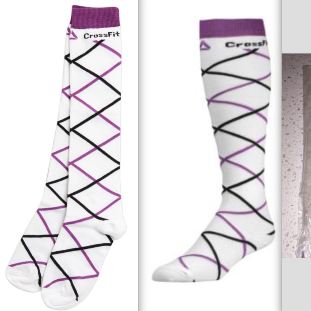 LTD Reebok Crossfit Diamond Argyle Knee High Socks